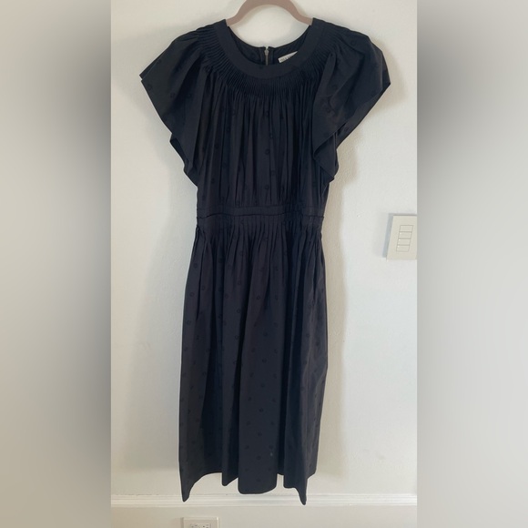 Ulla Johnson Lottie Embroidered Midi Dress - Picture 1 of 5
